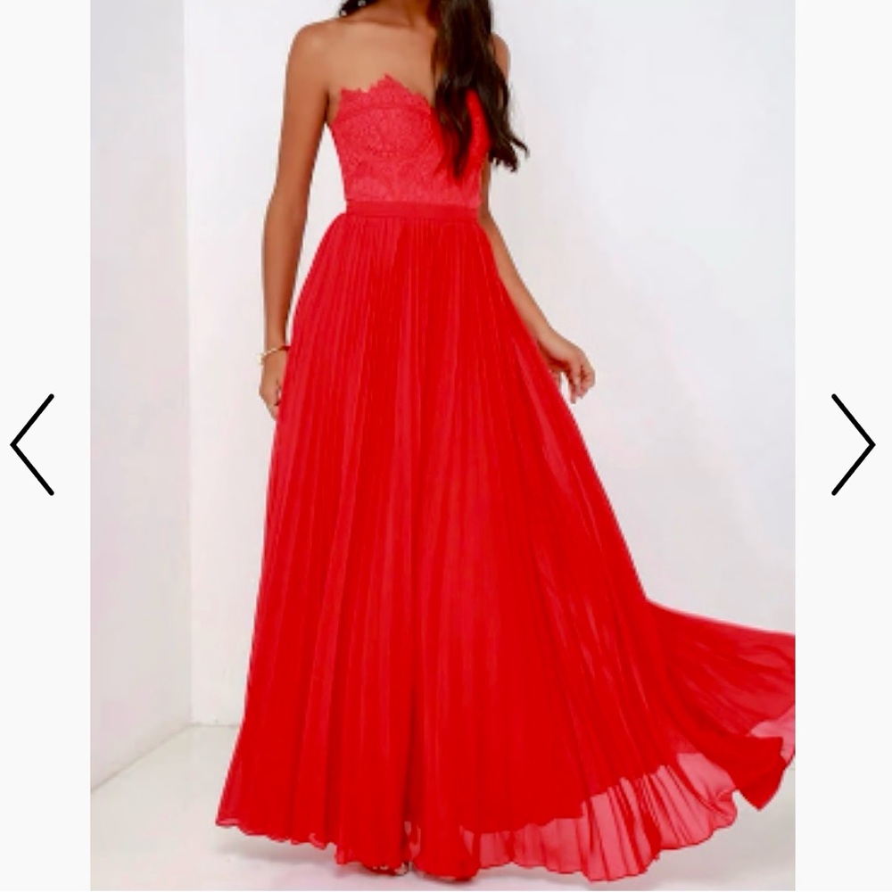 Bariano Strapless Formal Gown